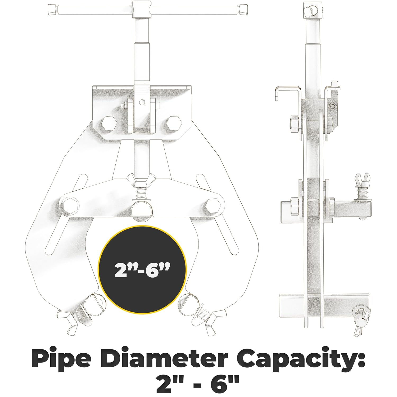 Pipe Alignment Clamp internal reference view 2